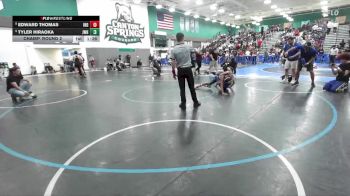 126 lbs Champ. Round 2 - Tyler Hiraoka, JW North vs Edward Thomas, Indio