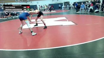 113 lbs Semifinal - Hezekiah Worthington, Newberg vs Cole Thomas, McMinnville