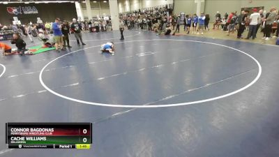 100 lbs Champ. Round 2 - Connor Bagdonas, Perrysburg Wrestling Club vs Cache Williams, Oklahoma