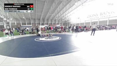 46 lbs Cons. Round 2 - Jens Thornock, Box Elder Stingers vs Kendrick Martinez, Westlake Wrestling Club