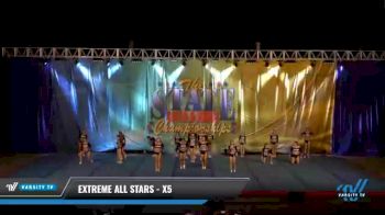 Extreme Cheer - X5 [2021 L5 Senior - D2 Day 2] 2021 The STATE DI & DII Championships