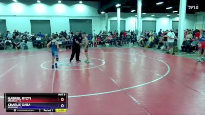 92 lbs Round 2 (8 Team) - Gabriel Ryzyi, Michigan vs Charlie Gaba, Arkansas