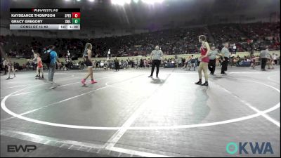 115 lbs Consi Of 16 #2 - Kaydeance Thompson, Sperry Wrestling Club vs Gracy Gregory, Shelton Wrestling Academy