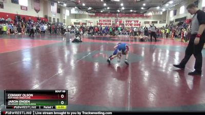 60 lbs Cons. Round 4 - Conway Olson, Rum River Wrestling vs Jaron Engen, Belgrade Brooten Elrosa