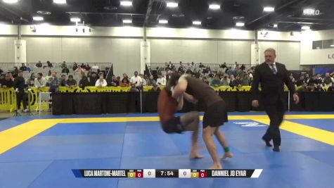 Danniel Jo Eyar vs Luca Martone-Martel 2024 World IBJJF Jiu-Jitsu No-Gi Championship