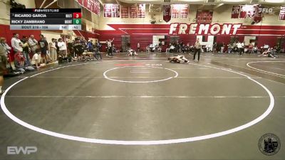 106 lbs Cons. Round 3 - Ricardo Garcia, Matilda Torres High School vs Ricky Zambrano, Monterey