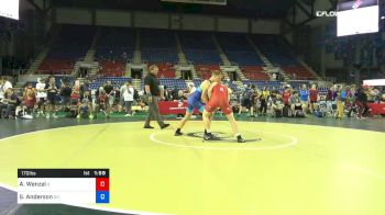 170 lbs Rnd Of 32 - Andrew Wenzel, Illinois vs Samuel Anderson, Oklahoma