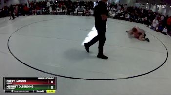 116 lbs Champ. Round 2 - Brett Larson, Brady vs Merritt Olberding, Nebraska