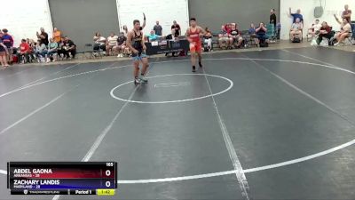 165 lbs 2nd Wrestleback (8 Team) - Abdel Gaona, Arkansas vs Zachary Landis, Maryland