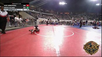 67 lbs Round Of 16 - Alec Armstrong, Duncan Demon Wrestling vs Brock Villines, Weatherford Youth Wrestling