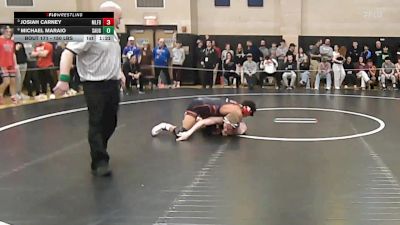 150 lbs Quarterfinal - Josiah Carney, Milford vs Michael Maraio, Saugus/Peabody