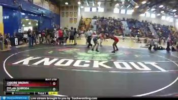 160 lbs Cons. Round 4 - Dylan Quiroga, Sunshine RTC vs Jabore Brown, Port St.lucie