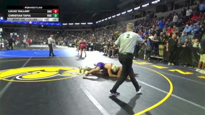 175 lbs Consi Of 16 #1 - Lucas Taillant, Shasta (NS) vs Christian Tapia, Porterville (CS)