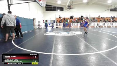 132 lbs Cons. Round 7 - Anthony Leal, San Marcos (Santa Barbara) vs Avery Jones, Oakdale