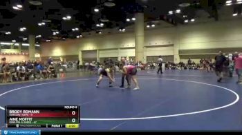 152 lbs Round 6 (10 Team) - Aine Moffit, Iowa Pin-A-Sarus vs Brody Romann, Suncoast Gems