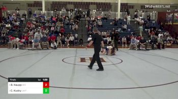 106 lbs Final - Brady Kaupp, Green Farms Academy vs Cael Kusky, The Lovett School