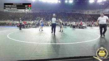 B6A-175 lbs Quarterfinal - Brady Brewer, Deer Creek vs Peyton Callis, Sand Springs