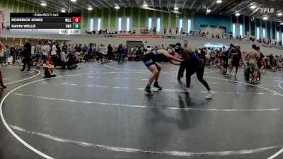 215 lbs Round 2 (4 Team) - Roderick Jones, Wellington vs Gavin Wells, Braves WC