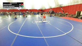182-191 lbs Round 2 - Lucillia Klemp, Reedsburg vs Madycen Hedgpeth, Cameron