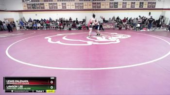 285 lbs Cons. Round 2 - Lewis Palenapa, Sacramento City College vs Lawson Lee, Santa Rosa Junior College