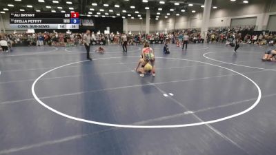 140 lbs Cons. Sub-semis - Ali Bryant, Ground Zero Wrestling vs Stella Pettitt, Team Nazar Training Center