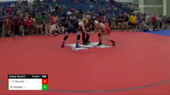 141 lbs Champ. Round 2 - Stephen Rounds, McCutcheon vs Wyatt Hoppes, Eastern High School