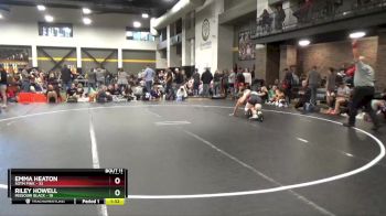 155 lbs Round 4 (6 Team) - Emma Heaton, SOTM Pink vs Riley Howell, Missouri Black