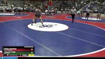 5A 145 lbs Quarterfinal - Jordan Cook, Hall High vs Titan Jackson, Lake Hamilton