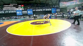 Boys 3A 120 lbs Champ. Round 3 - Mohammed Haidari, Auburn Mountainview vs Caleb Clemans, Todd Beamer