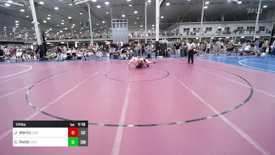 174 lbs Rr Rnd 4 - Jackson Wentz, Cedar Cliff vs Charlie Robb, University Hawks Wrestling Club Black