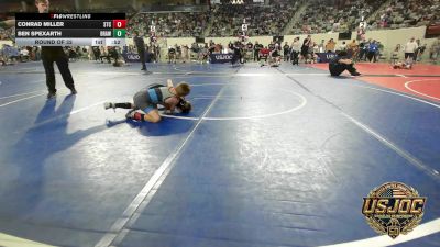 60 lbs Round Of 32 - CONRAD MILLER, Shawnee Takedown Club vs Ben Spexarth, Brawlers