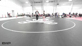 110 lbs Rr Rnd 3 - Kaiya Potts, Sand Springs JH Girls vs Brendalynn Davis, Cushing Girls