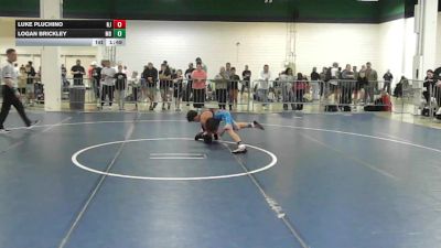 90 lbs Round Of 64 - Luke Pluchino, NJ vs Logan Brickley, MD