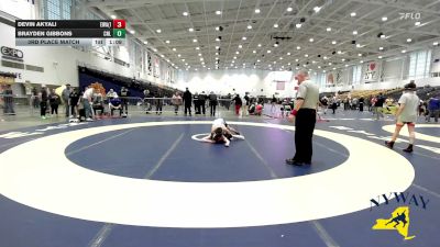 110 lbs 3rd Place Match - Devin Akyali, Elite Wrestling Academy (Long Island) vs Brayden Gibbons, Club Not Listed