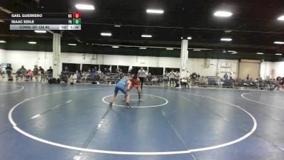 132 lbs Consi Of 128 #2 - Gael Guerrero, NC vs Isaac Eidle, PA