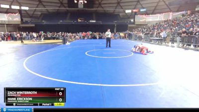 94 lbs Quarterfinal - Hank Erickson, Maddogs Wrestling vs Zach Winterroth, Washington