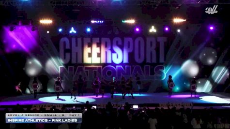 Inspire Athletics - Pink Ladies [2026 L4 Senior - Small - B Day 1] 2026 CHEERSPORT National All Star Cheerleading Championship