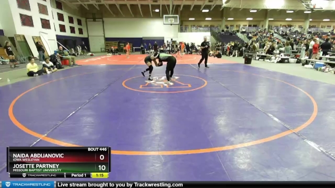 130 lbs Cons. Round 4 - Zaynah McBryde, Life University vs Devin Patton ...