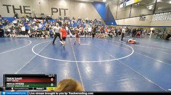 115 lbs Cons. Round 2 - Takai Saafi, West Jordan vs Mitch Myers, Fremont Wrestling Club