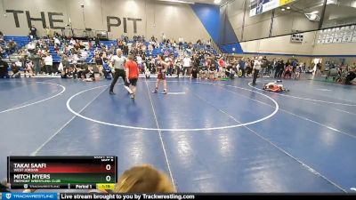 115 lbs Cons. Round 2 - Takai Saafi, West Jordan vs Mitch Myers, Fremont Wrestling Club