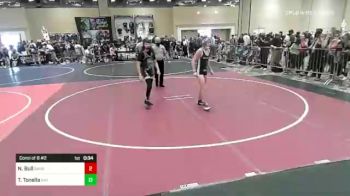 116 lbs Consi Of 8 #2 - Noah Bull, Sanderson Wr Ac vs Tyler Tonella, Bay Area Dragons