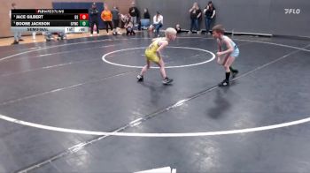 45 lbs Semifinal - Jace Gilbert, Declo Stingers vs Boone Jackson, Grangeville Youth Wrestling Club