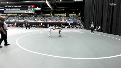 133 lbs Cons. Round 2 - Landon Bertsch, Marian vs Justin Rodriguez, Hastings