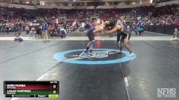 4A 172 lbs Cons. Round 3 - Amiri Mumba, Highland vs Logan Martinez, Goddard