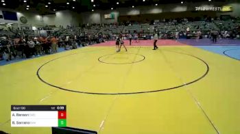 125 lbs Consolation - Aryan Benson, Camas Wrestling Club vs Briseis Serrano, Swamp Monsters