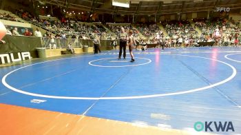 75 lbs Consi Of 8 #1 - Dillinger Garrett, Geary Youth Wrestling vs Brady Hembree, Wyandotte Youth Wrestling