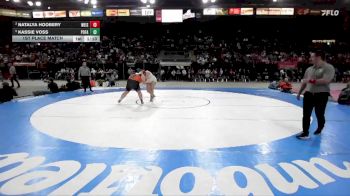 235 lbs 1st Place Match - Kassie Voss, Post Falls vs Natalya Hoobery, Weiser