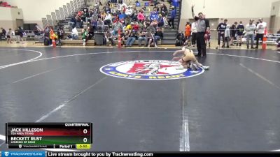 65 lbs Quarterfinal - Jack Hilleson, Tea Area Titans vs Beckett Rust, Legends Of Gold