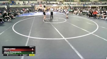 195 lbs Quarterfinals (8 Team) - Brian Petrancosta, Glenbard North vs Brock Gable, Liberty