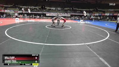 141 lbs Placement (16 Team) - Xavier Pena, Centenary University vs Will Cline, Belmont Abbey